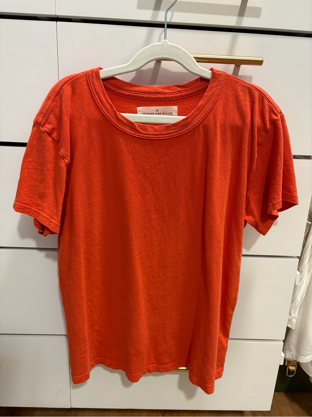 Imogene and Willie - Made in USA - Women’s Bright Orange Tee